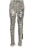 Rick Owens DRKSHDW jean à effet usé - Gris Rick Owens DRKSHDW jean à effet usé - Gris