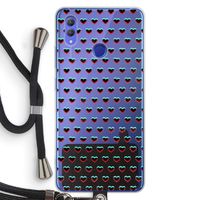 Hartjes: Honor Note 10 Transparant Hoesje met koord Hartjes: Honor Note 10 Transparant Hoesje met koord