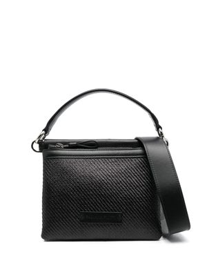 Fabiana Filippi sac à bandoulière à patch logo - Noir