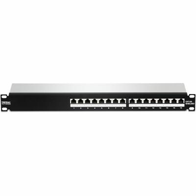 Patchpanel 16 UTP-Poorten Categorie 6 Trendnet TC-P16C6AS