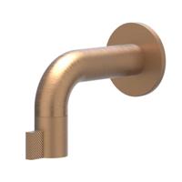 IVY Tribe Fonteinkraan - Inbouw - Hartafstand 10 cm - Geborsteld Mat Koper PVD