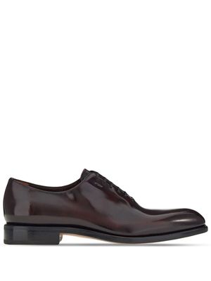 Ferragamo derbies à bout uni - Rouge