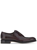 Ferragamo derbies à bout uni - Rouge Ferragamo derbies à bout uni - Rouge