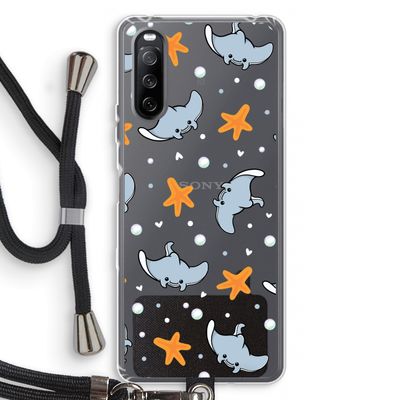 Manta: Sony Sony Xperia 10 III Transparant Hoesje met koord