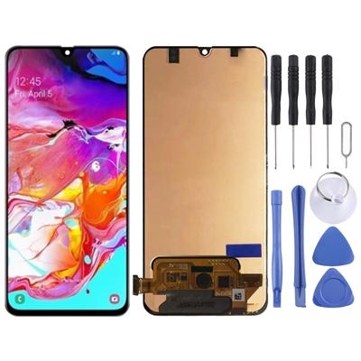 LCD-scherm en digitizer volledige assemblage voor Galaxy A70 M-A705F/DS SM-A705FN/DS SM-A705GM/DS SM-A705MN/DS SM-A7050 (zwart)