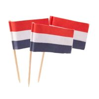 Prikker Nederlandse vlag - 50 stuks