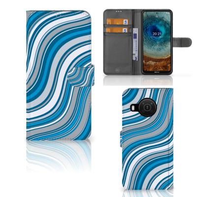 Nokia X10 | Nokia X20 | Telefoon Hoesje | Waves Blue