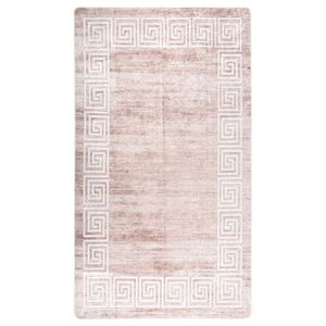 Vloerkleed wasbaar anti-slip 190x300 cm beige