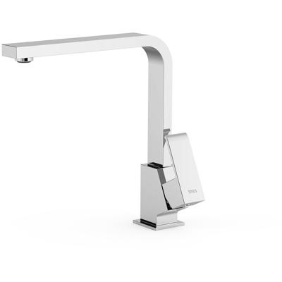 Keukenkraan Tres Cuadro | Opbouw | 360° Draaibaar | Mengkraan | 1-hendel | Vierkant | Chroom