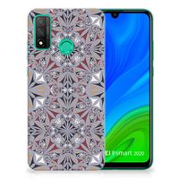 Huawei P Smart 2020 TPU Siliconen Hoesje Flower Tiles - thumbnail