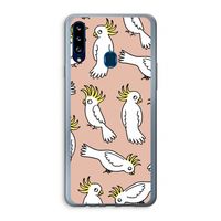 Papegaai: Samsung Galaxy A20s Transparant Hoesje