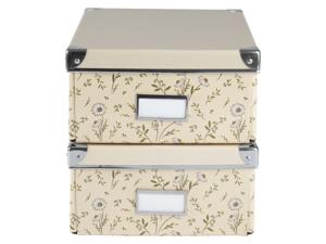 crelando Opbergboxen (a4x2, Beige)