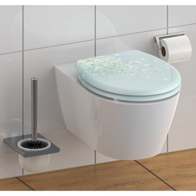 SCHÜTTE toiletbril met soft-close quick-release flower in the wind