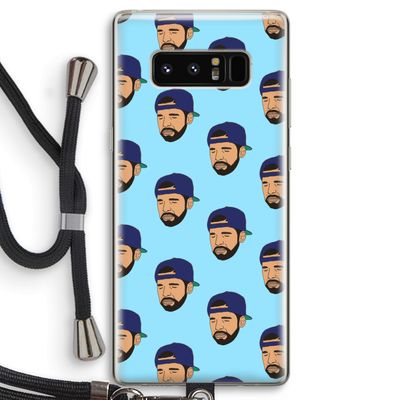Drake Away: Samsung Galaxy Note 8 Transparant Hoesje met koord