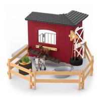 schleich FARM WORLD geitenstal 42726 schleich FARM WORLD geitenstal 42726