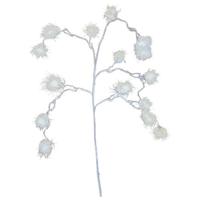 Fluffy Spray White 108 cm kunsttak - Nova nature