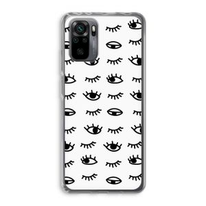 Eye pattern #2: Xiaomi Redmi Note 10 Pro Transparant Hoesje