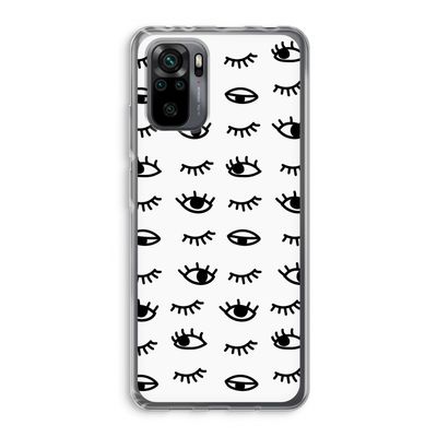 Eye pattern #2: Xiaomi Redmi Note 10 Pro Transparant Hoesje