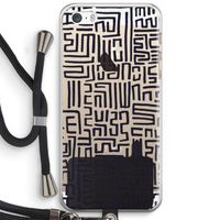 Moroccan Print: iPhone 5 / 5S / SE Transparant Hoesje met koord