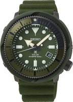 Horlogeband Seiko SNE535J1 / V157-0DC0 Rubber Groen 22mm