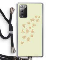 Falling Leaves: Samsung Galaxy Note 20 / Note 20 5G Transparant Hoesje met koord