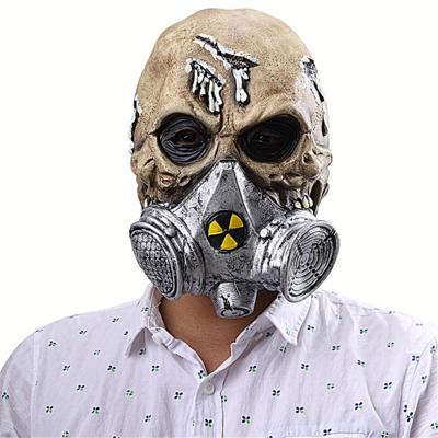 Halloween Festival partij Latex biochemische Gas Masker skelet bang masker hoofddeksels