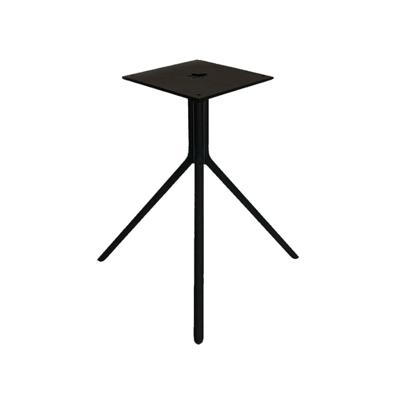 Stalen salononderstel zwart rond ø 36 cm en hoogte 39 cm (koker 1,6 cm)