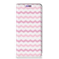 Samsung Galaxy A22 4G | M22 | Hoesje met Magneet | Waves Roze