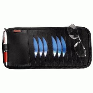 Hama Automotive Sun Visor Case, 12 CDs 12 schijven Zwart