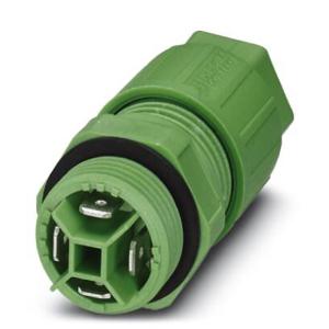 Phoenix Contact 1641471 Leidingverbinding Wanddoorvoering Totaal aantal polen: 4 Serie (ronde connectors): QUICKON 10 stuk(s)