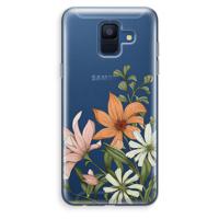 Floral bouquet: Samsung Galaxy A6 (2018) Transparant Hoesje