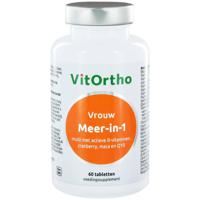 Meer-in-1 Vrouw Multivitamine 60 tabletten - VitOrtho