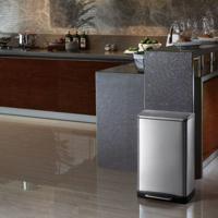 EKO Pedaalemmer 31650224 RVS (Roestvrij staal) Zilver