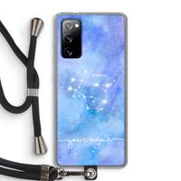 Sterrenbeeld - Licht: Samsung Galaxy S20 FE / S20 FE 5G Transparant Hoesje met koord