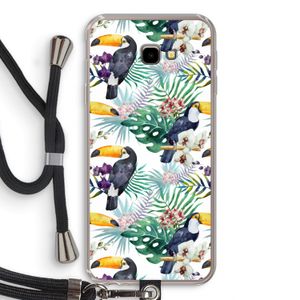 Tukans: Samsung Galaxy J4 Plus Transparant Hoesje met koord