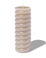 HEMA Stompkaars 5.5x15cm ribbel naturel (naturel)