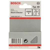 Tackerspijker type 49, 2,8 x 1,65 x 25 mm 1000 stuk(s) Bosch Accessories 2609200247 Afm. (l x b) 25 mm x 2.8 mm