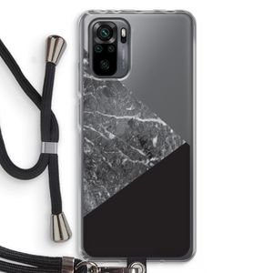 Combinatie marmer: Xiaomi Redmi Note 10 Pro Transparant Hoesje met koord
