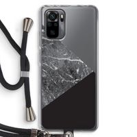 Combinatie marmer: Xiaomi Redmi Note 10 Pro Transparant Hoesje met koord