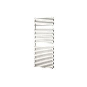 Designradiator Florion Nxt Dubbel 140,6 x 50 cm 980 Watt met Middenaansluiting Zilver Metallic