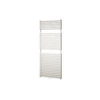 Designradiator Florion Nxt Dubbel 140,6 x 50 cm 980 Watt met Middenaansluiting Zilver Metallic - thumbnail