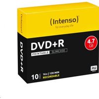 Intenso DVD+R 4.7GB, Printable, 16x 4,7 GB 10 stuk(s) - thumbnail