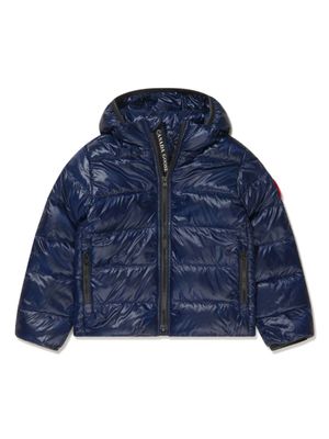 Canada Goose Kids doudoune à logo appliquée - Bleu