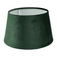 Lampenkap velvet - groen - ø28 cm - thumbnail