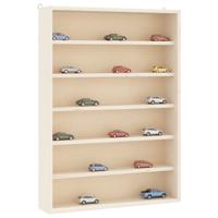 Houten verzamelvitrine met 6 planken 40x8,5x55 cm Houten verzamelvitrine met 6 planken 40x8,5x55 cm