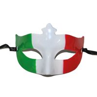 Supporters oogmasker rood/groen/wit Italie   -