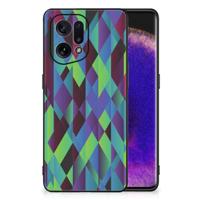 OPPO Find X5 Backcover Abstract Green Blue OPPO Find X5 Backcover Abstract Green Blue