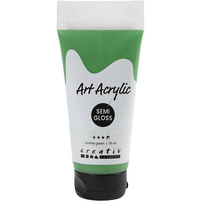 Creativ Company Pigment art acrylverf crome groen, 75ml