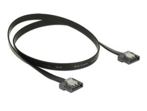 DeLOCK 0.5m SATA III SATA-kabel 0,5 m SATA 7-pin Zwart