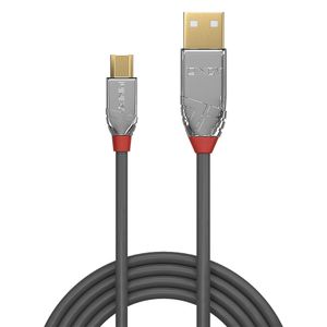 LINDY USB-kabel USB 2.0 USB-A stekker, USB-micro-B stekker 2.00 m Grijs 36652